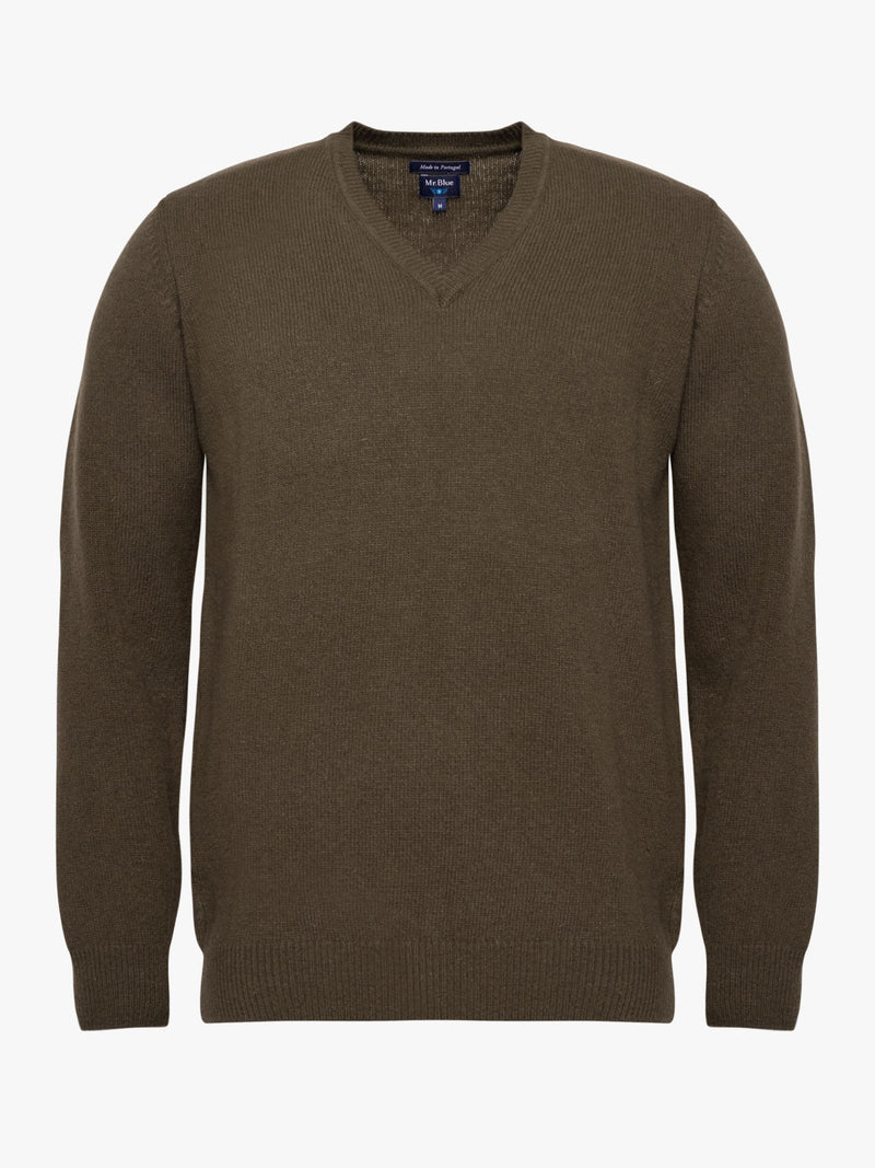 Regular Fit Pullover Brown Long Sleeve