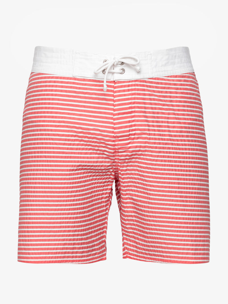 Salmon Striped Surfer Swimsuit