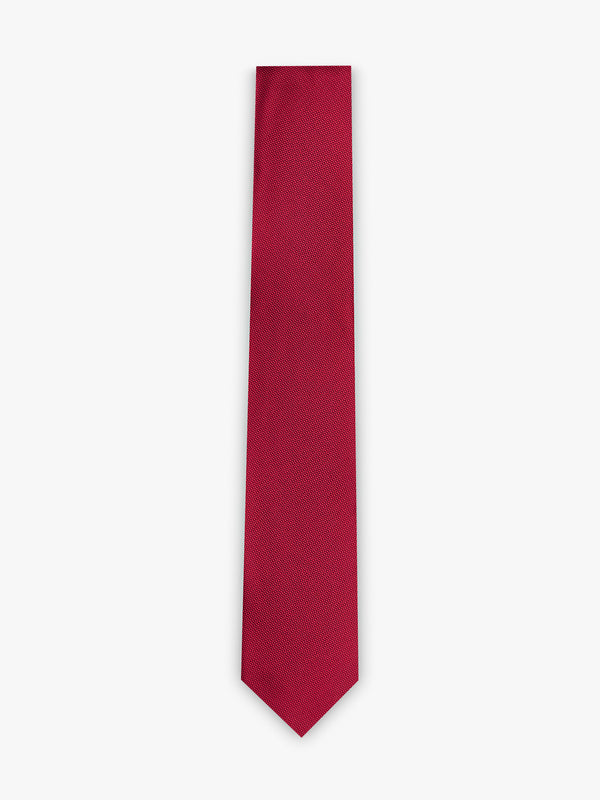 Corbata roja de poliéster