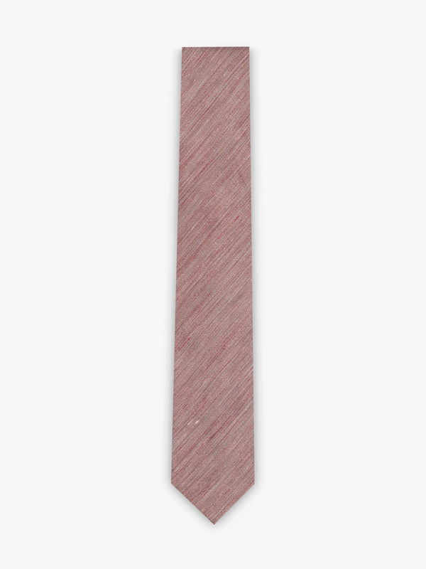 Red Linen Tie