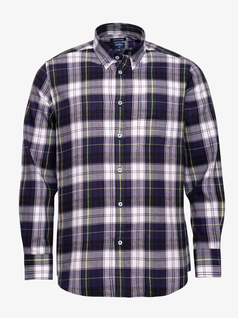 Regular Fit Blue Long Sleeve Shirt