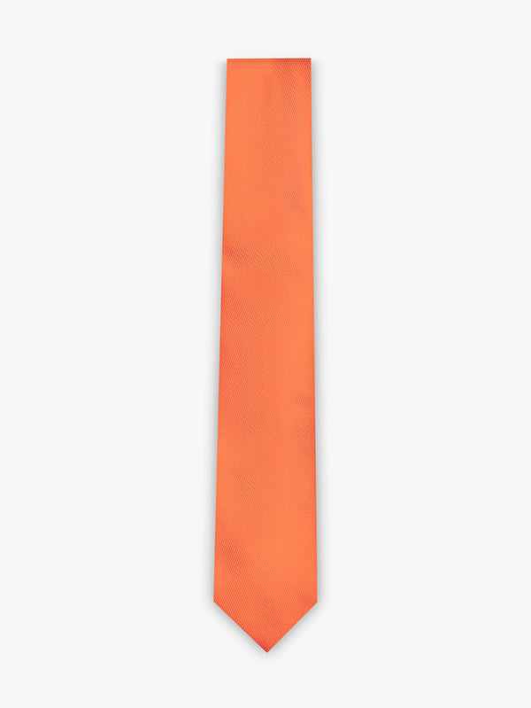 Orange Polyester Tie