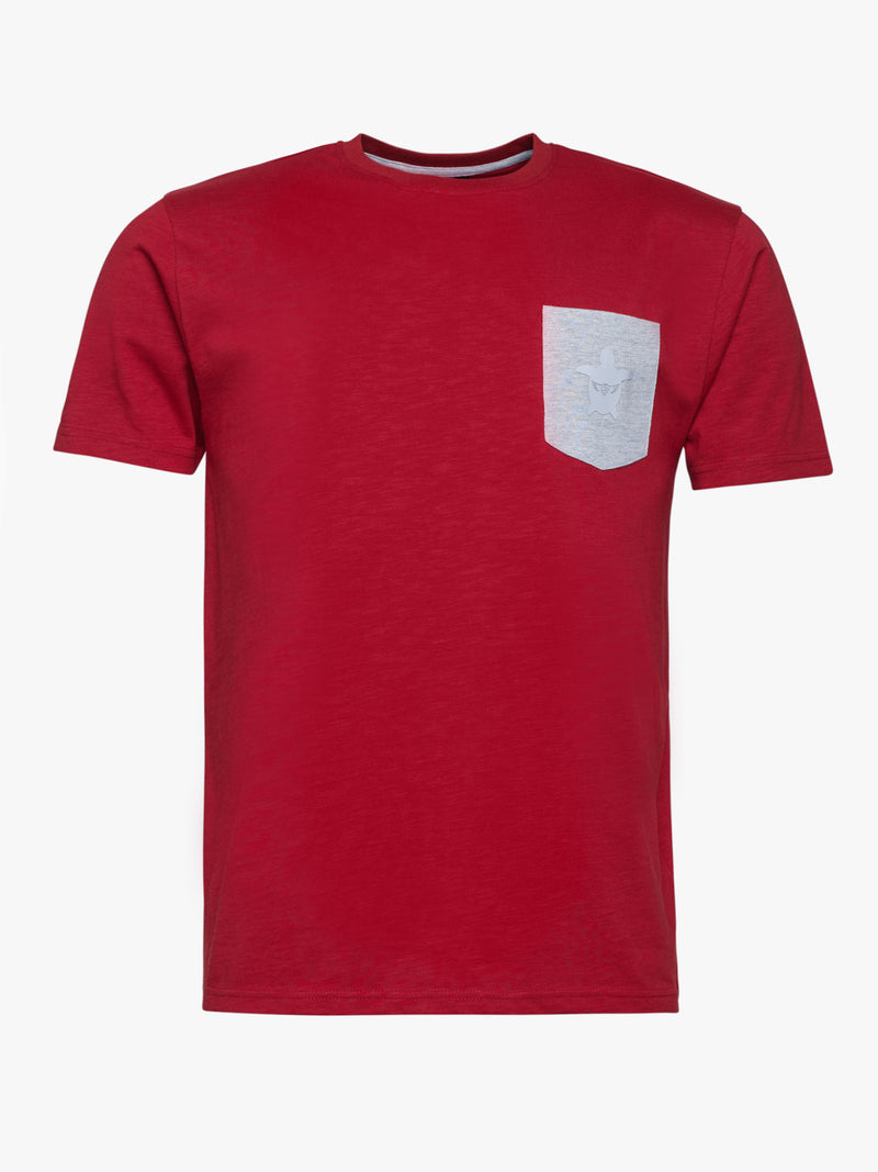Camiseta roja 100% algodón