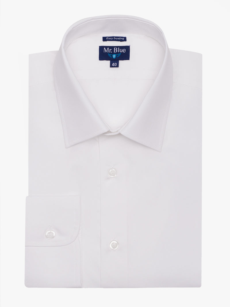 Camisa Classic Fit Popeline Branca