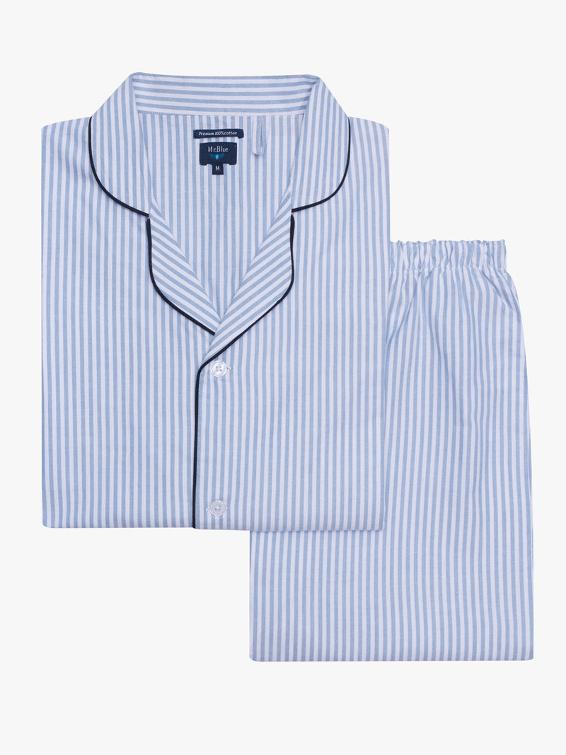 Blue cotton pajama