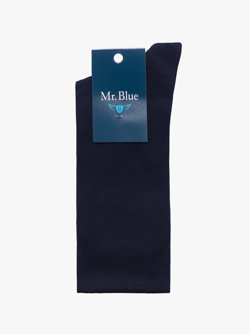 Blue Cotton Socks