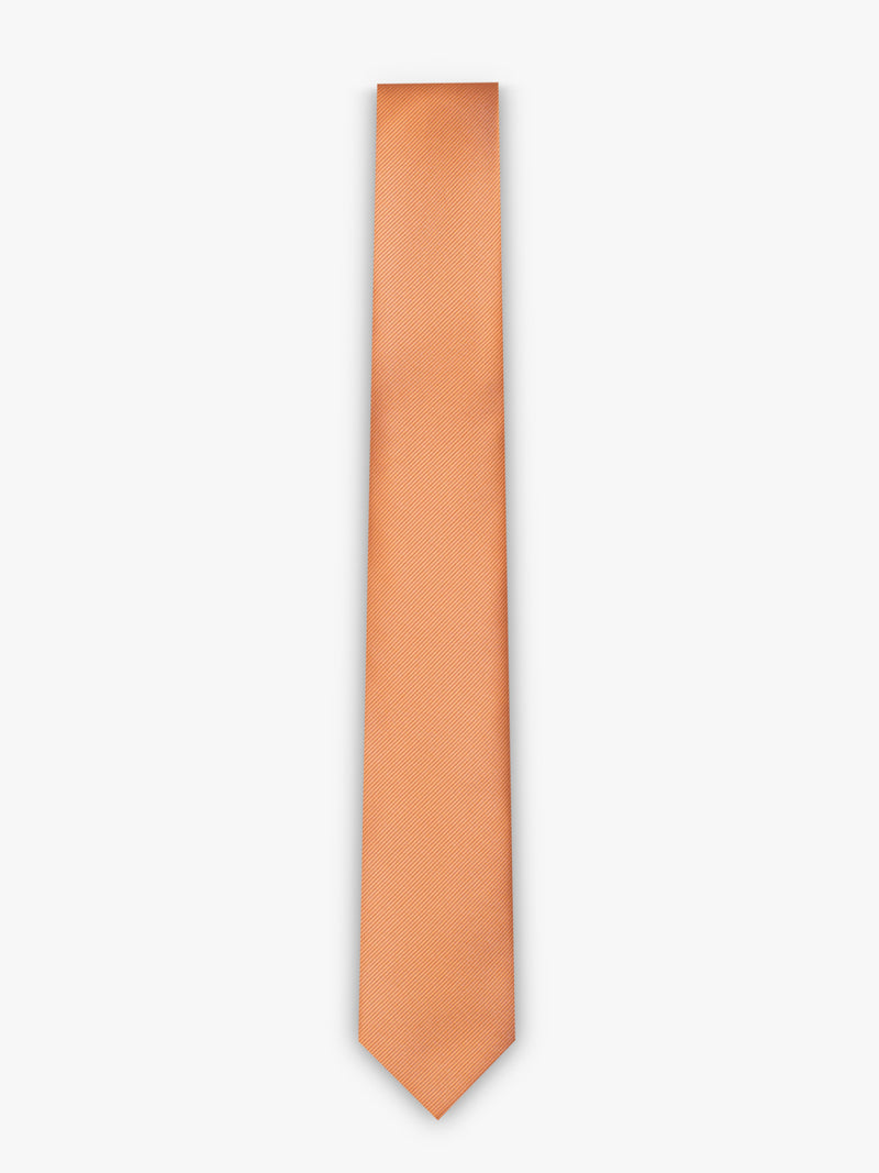Slim plain tie