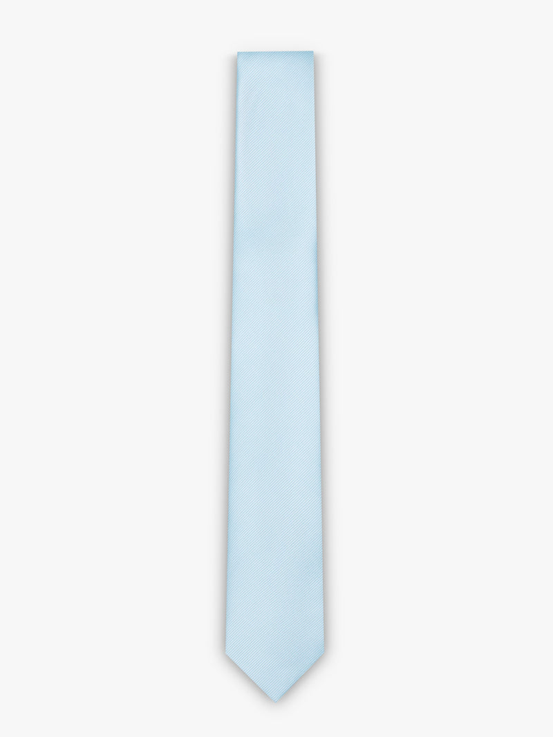 Slim plain tie