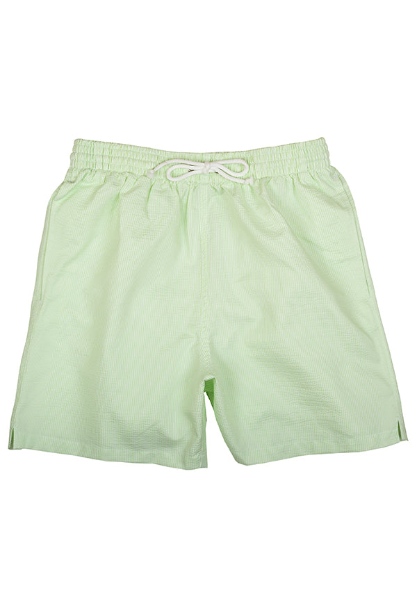 Pantalones cortos de natación de color verde claro