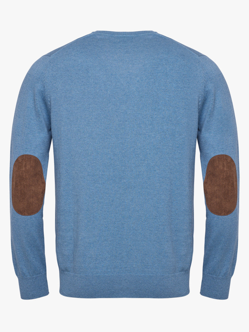 Regular fit blue pullover