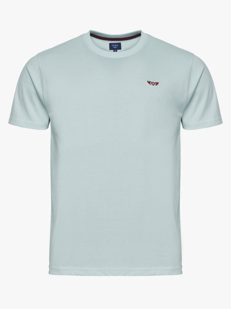 T-Shirt 100% Algodão Azul