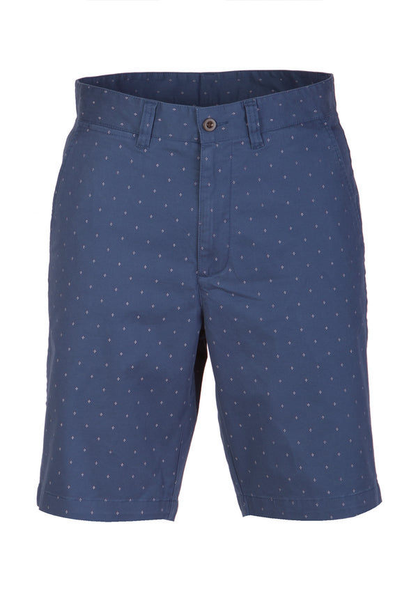 Smooth Oxford shorts medium blue