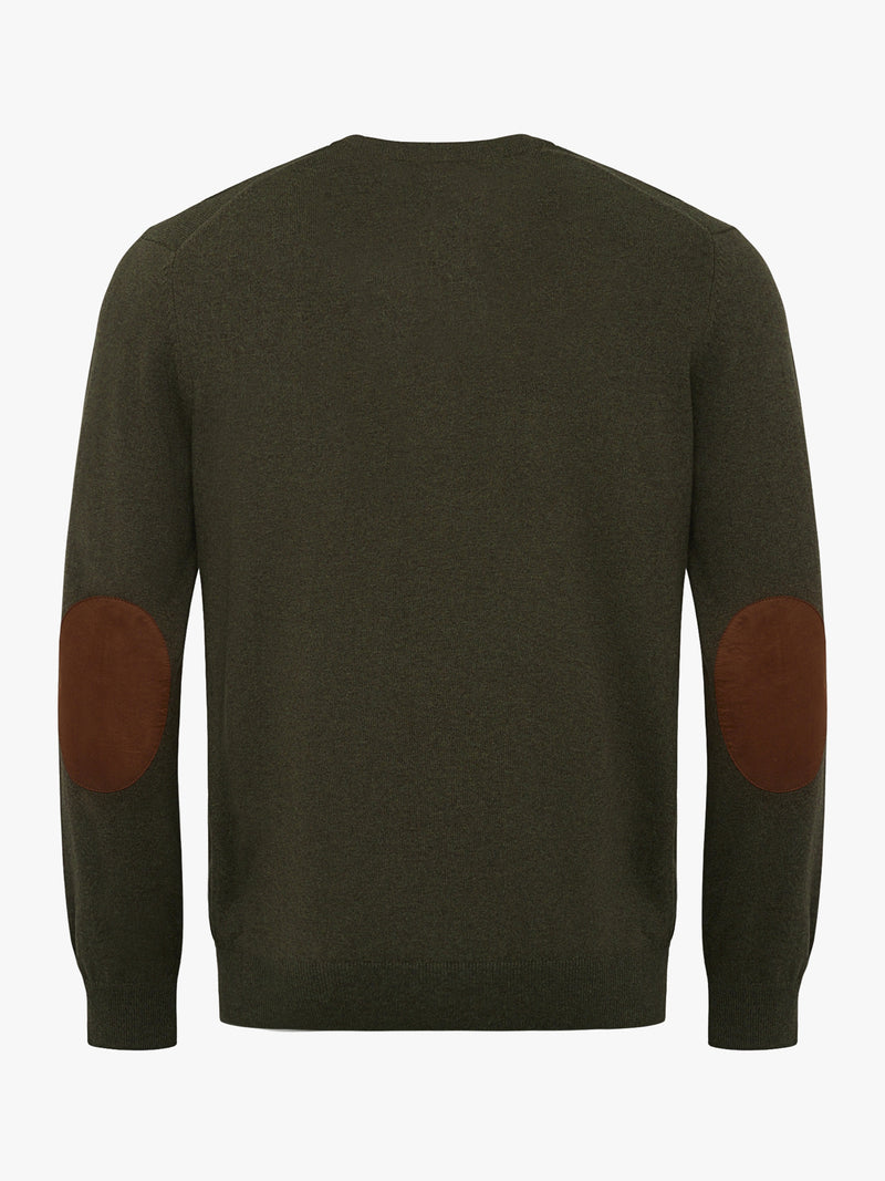 Green Thin Cashmere Pullover