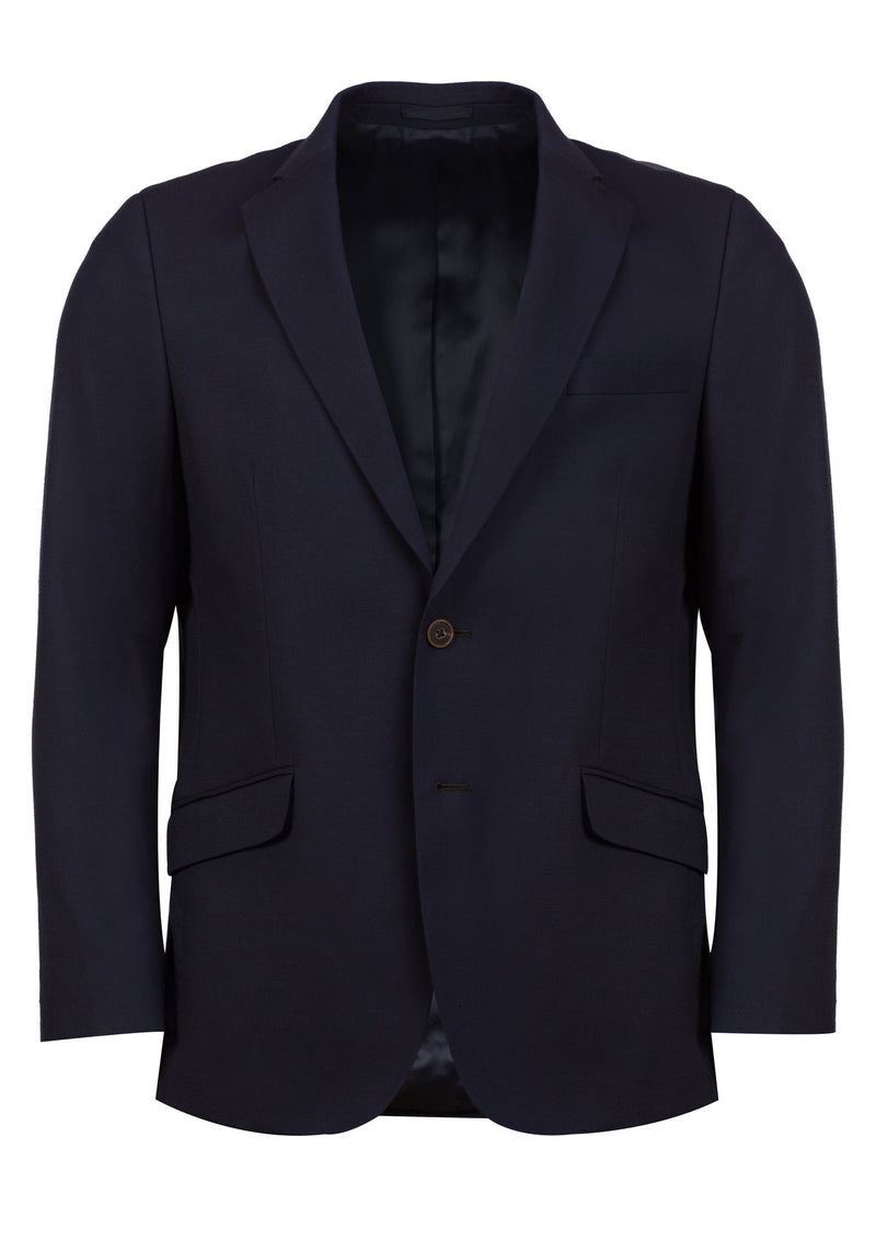 Classic plain blazer with structure