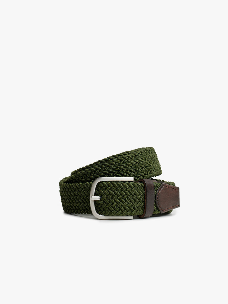 Cinturón elástico verde