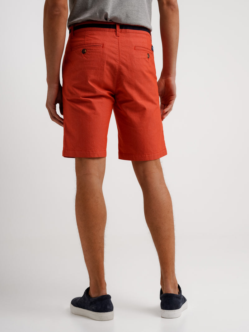 Regular Fit Red Shorts
