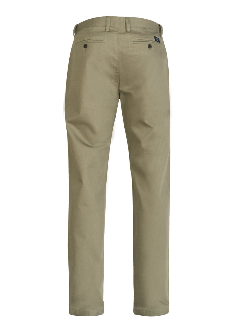 Beige Chino Trousers with Structure