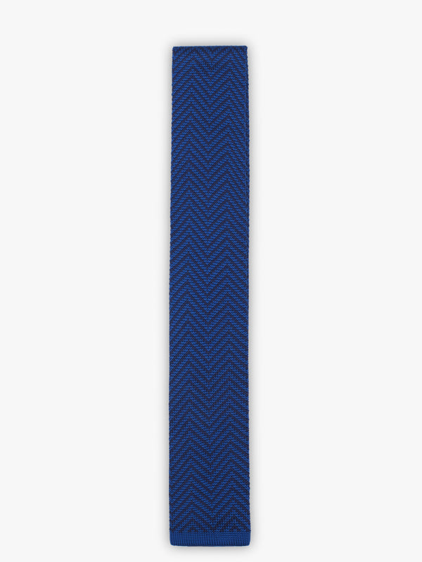 Printed knit tie