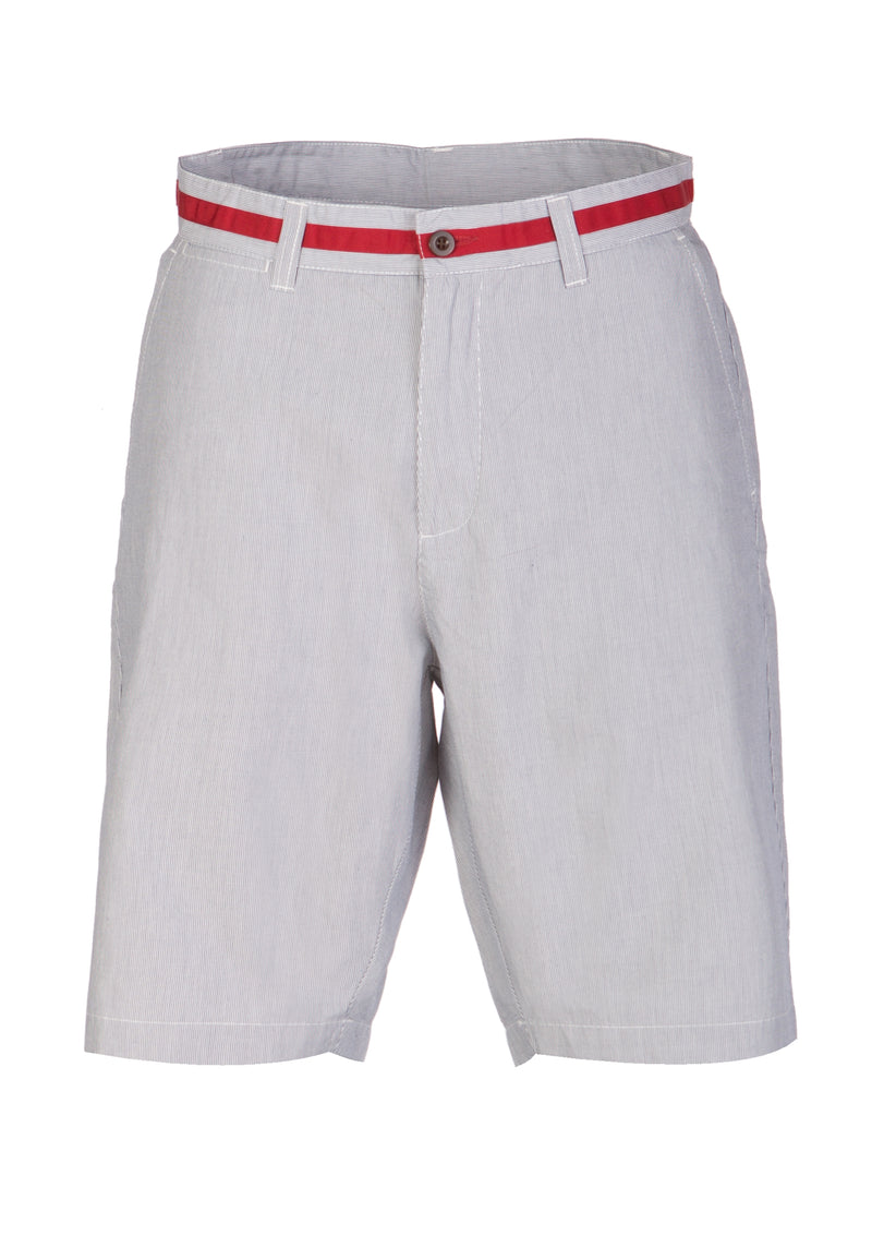 Smooth Oxford shorts blue-gray