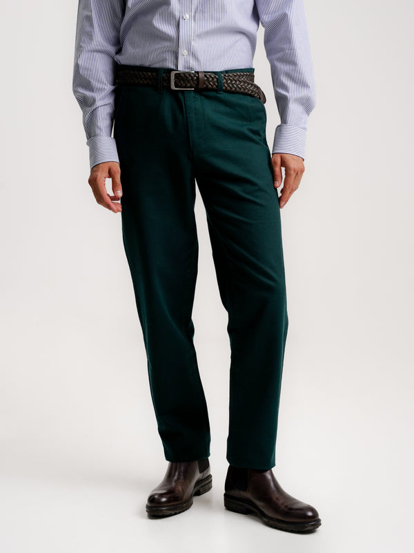 Pantalones Chinos Regular Fit Verdes