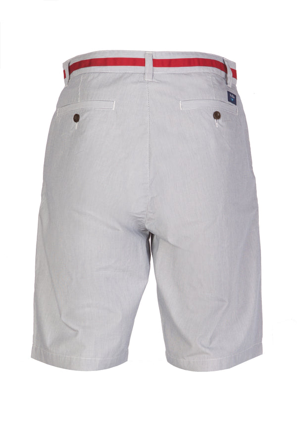 Smooth Oxford shorts blue-gray