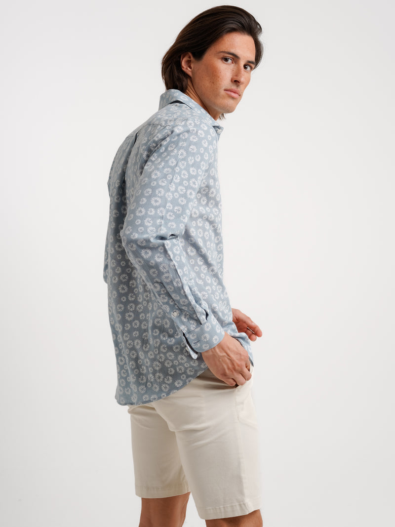 TAILORED FIT LINHO BLUE SHIRT