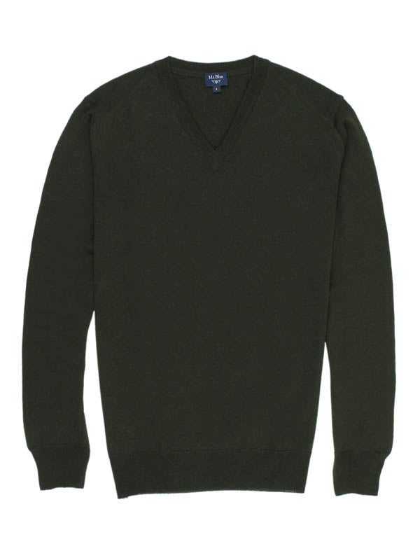 Green Wool Pullover