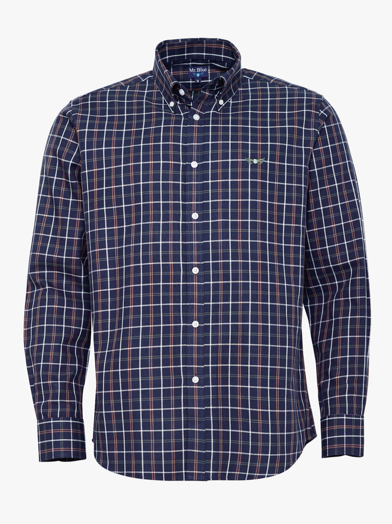 Regular Fit Twill Shirt Blue