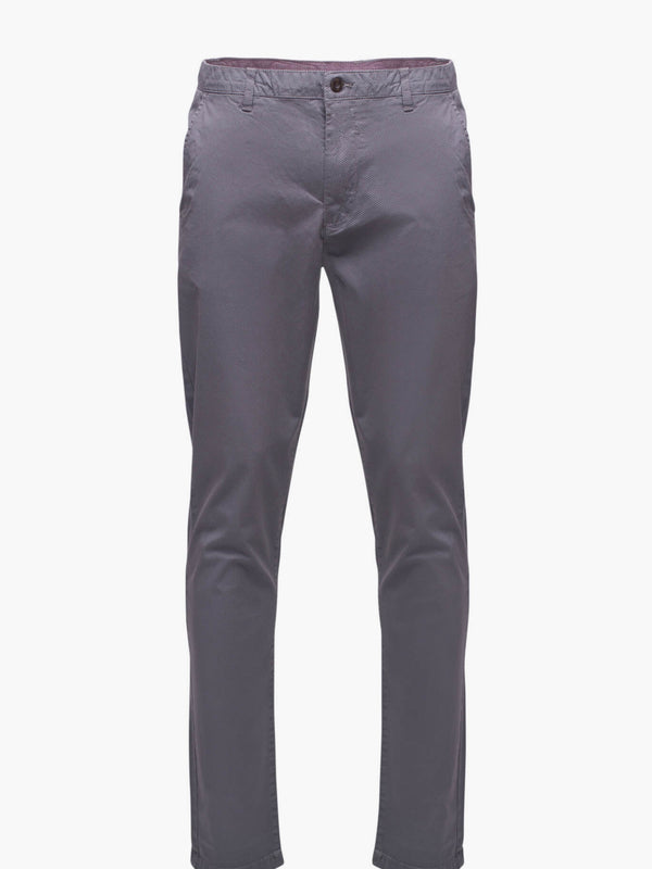 Chinos printed pants gray