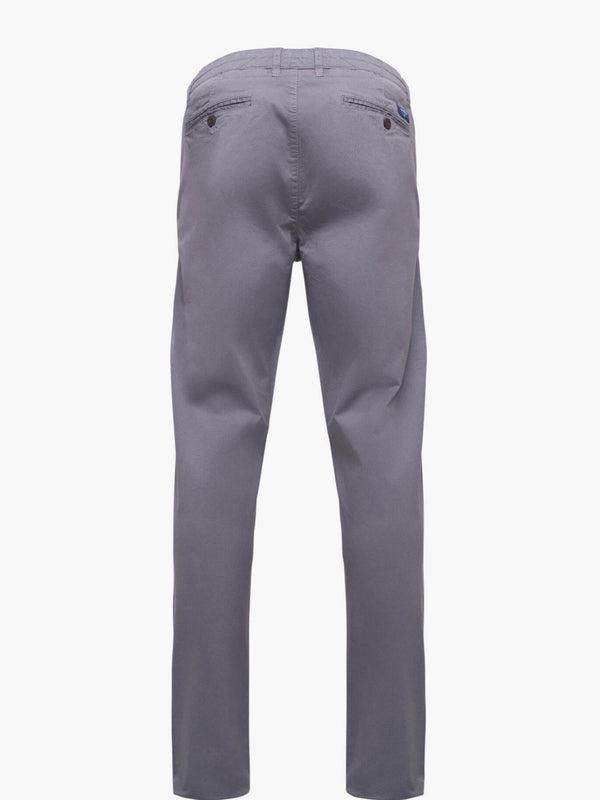 Chinos printed pants gray