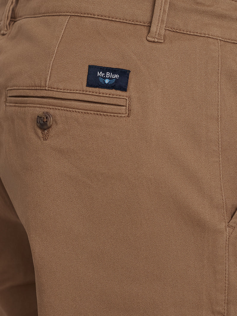 Calças Chinos Regular Fit Camel