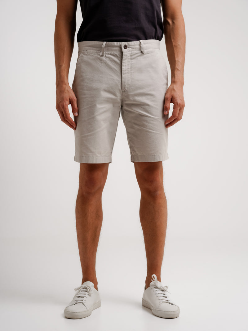 Pantalones cortos grises de ajuste regular