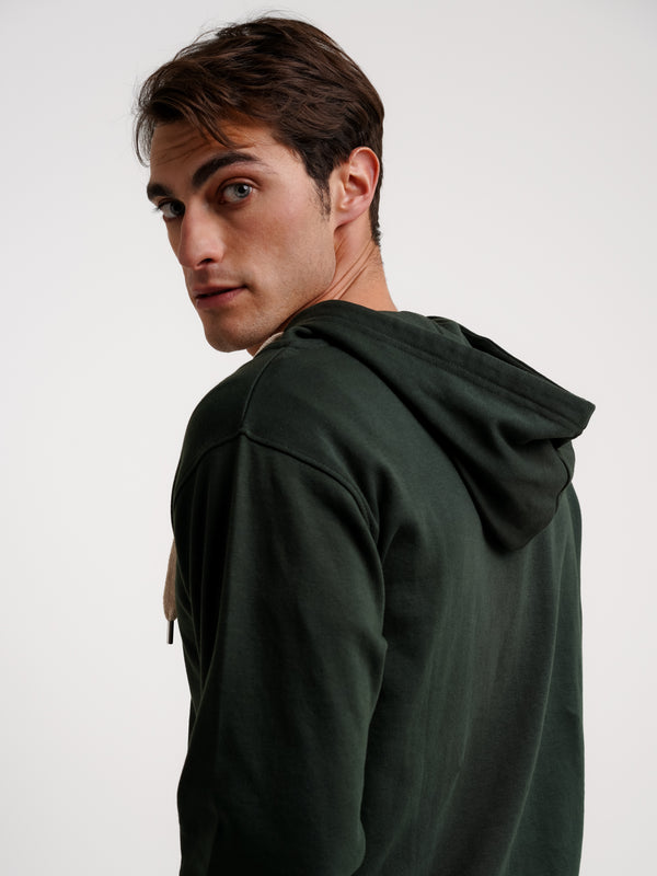 Green Hoodie with Logo
