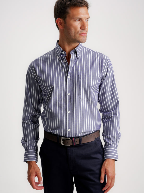 Regular Fit Oxford Shirt Blue