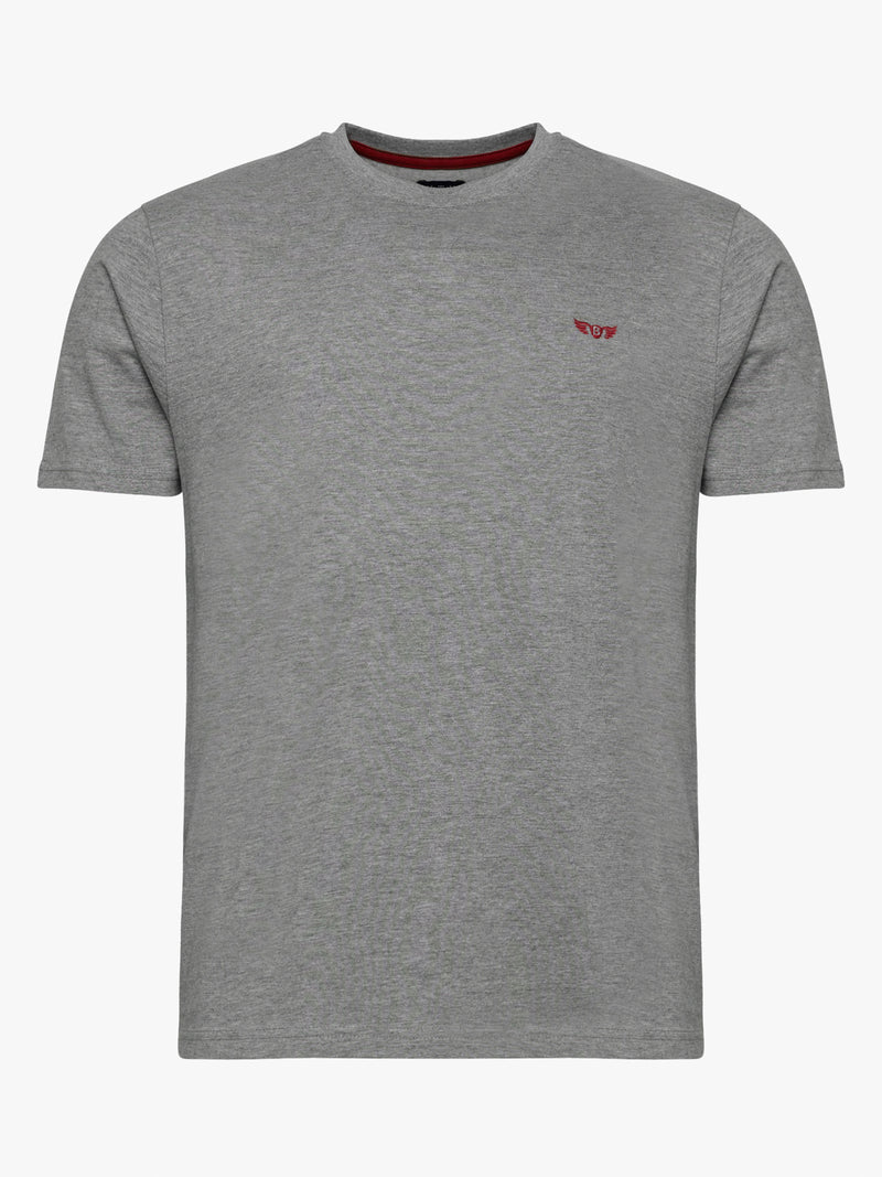 T-Shirt 100% Algodão Cinzenta