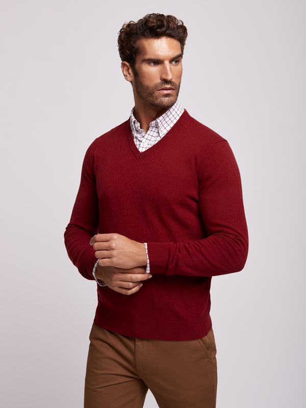 Pullover Regular Fit Vermelho