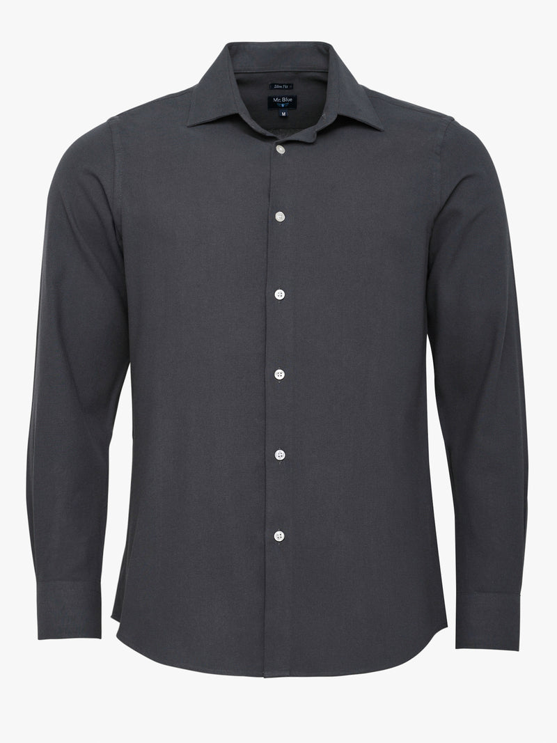 Slim Fit Twill Shirt Blue