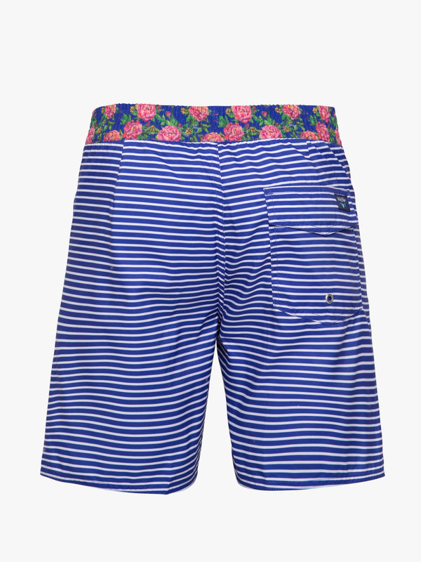 Printed surfer style swim shorts