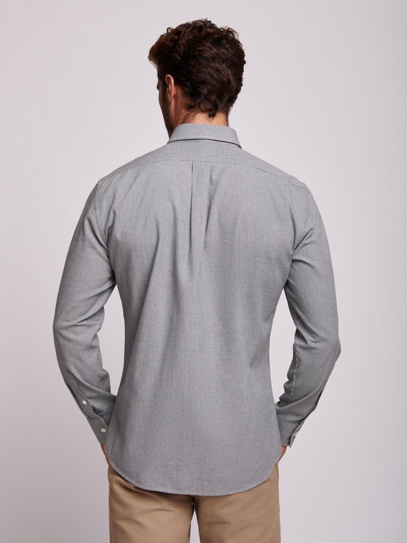 Regular Fit Green Long Sleeve Shirt