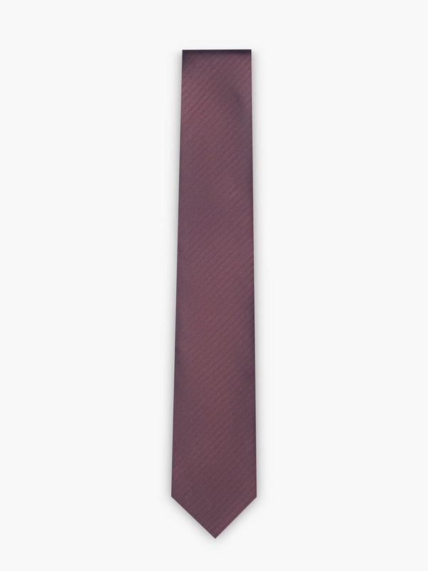 Corbata de seda gris