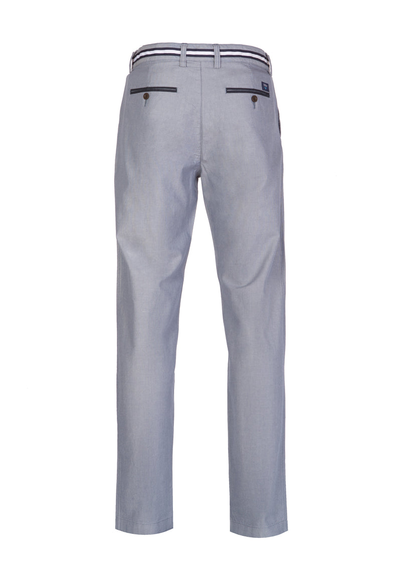 Pantalones chinos slim fit azul medio