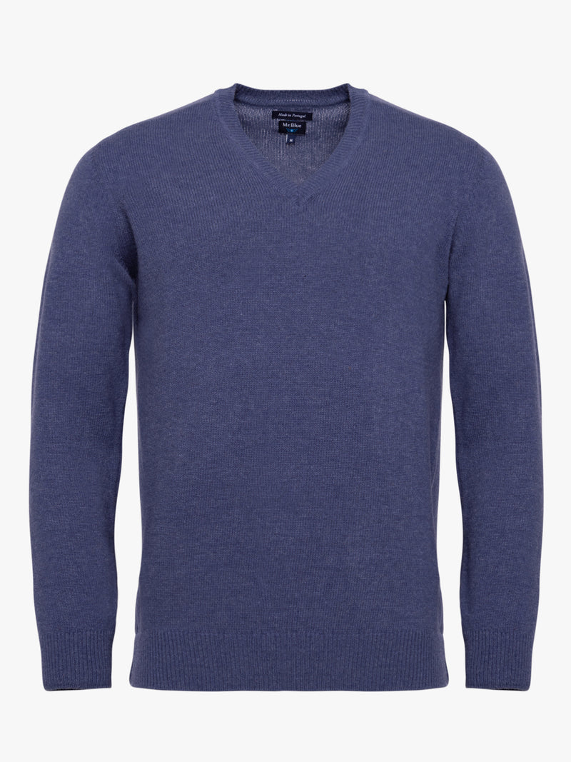 Pullover Regular Fit Blue Long Sleeve