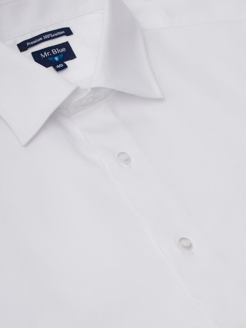 Plain Cuff-Button Shirt