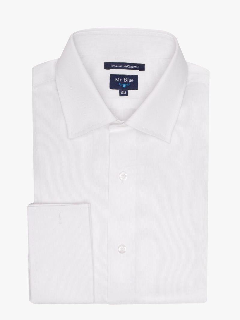 Plain Cuff-Button Shirt