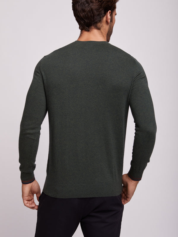 Regular Fit Pullover Green