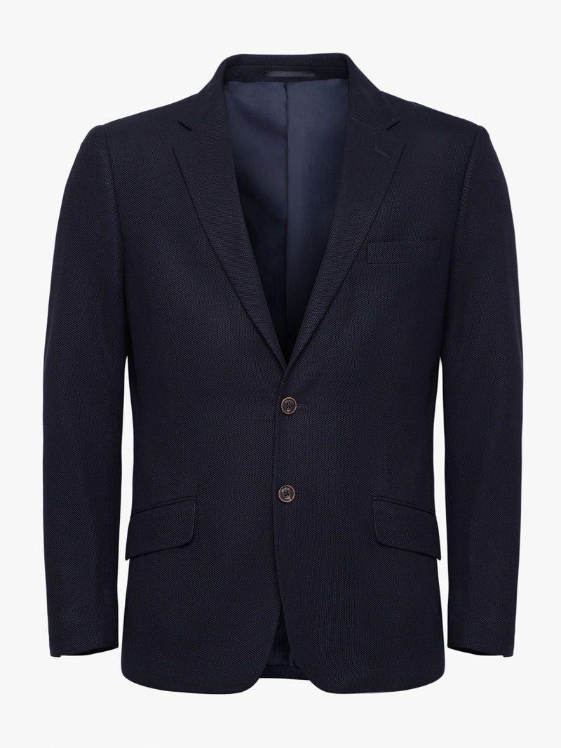 Blue Cotton Blazer