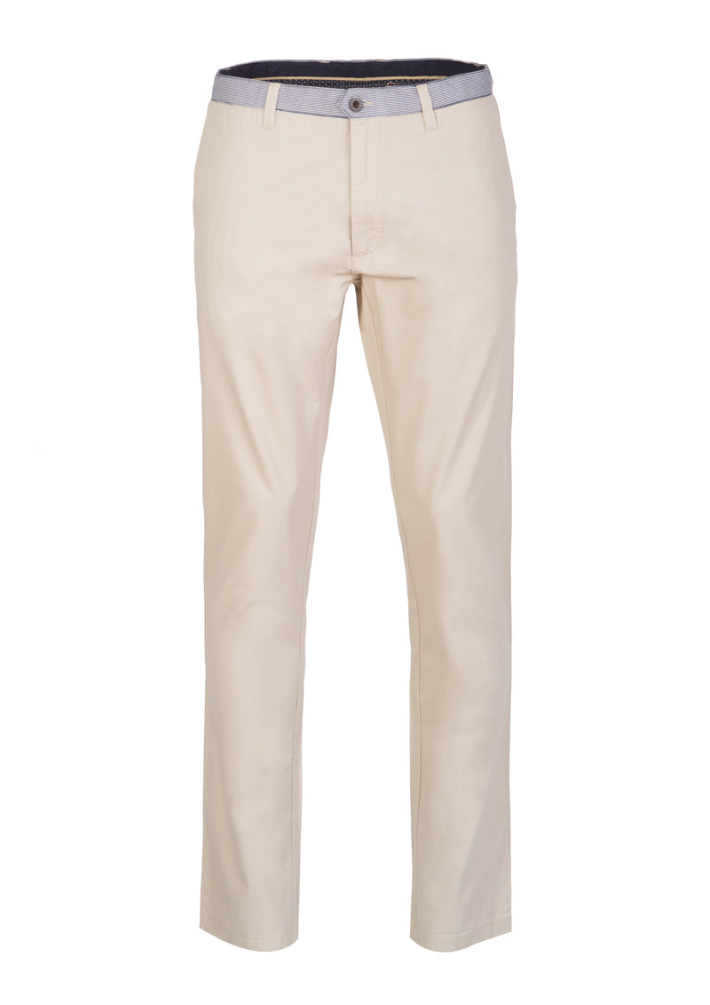 Chinos Slim Fit pants plain beige