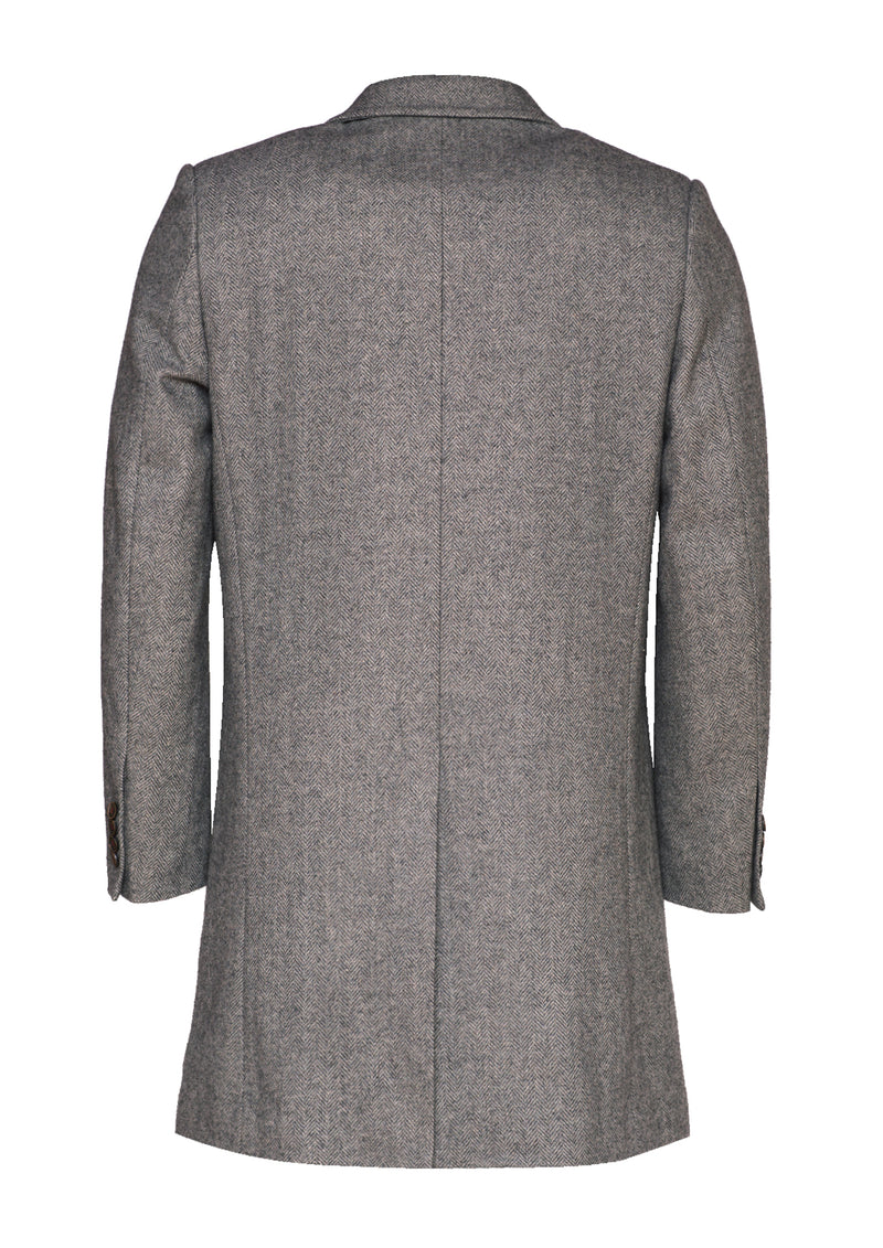 Long Plain Overcoat