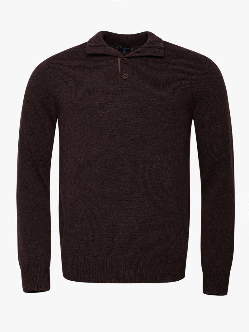 Bordeaux Thick Wool Pullover