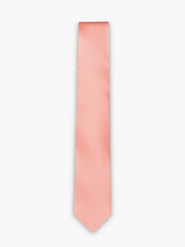 Light pink small square tie